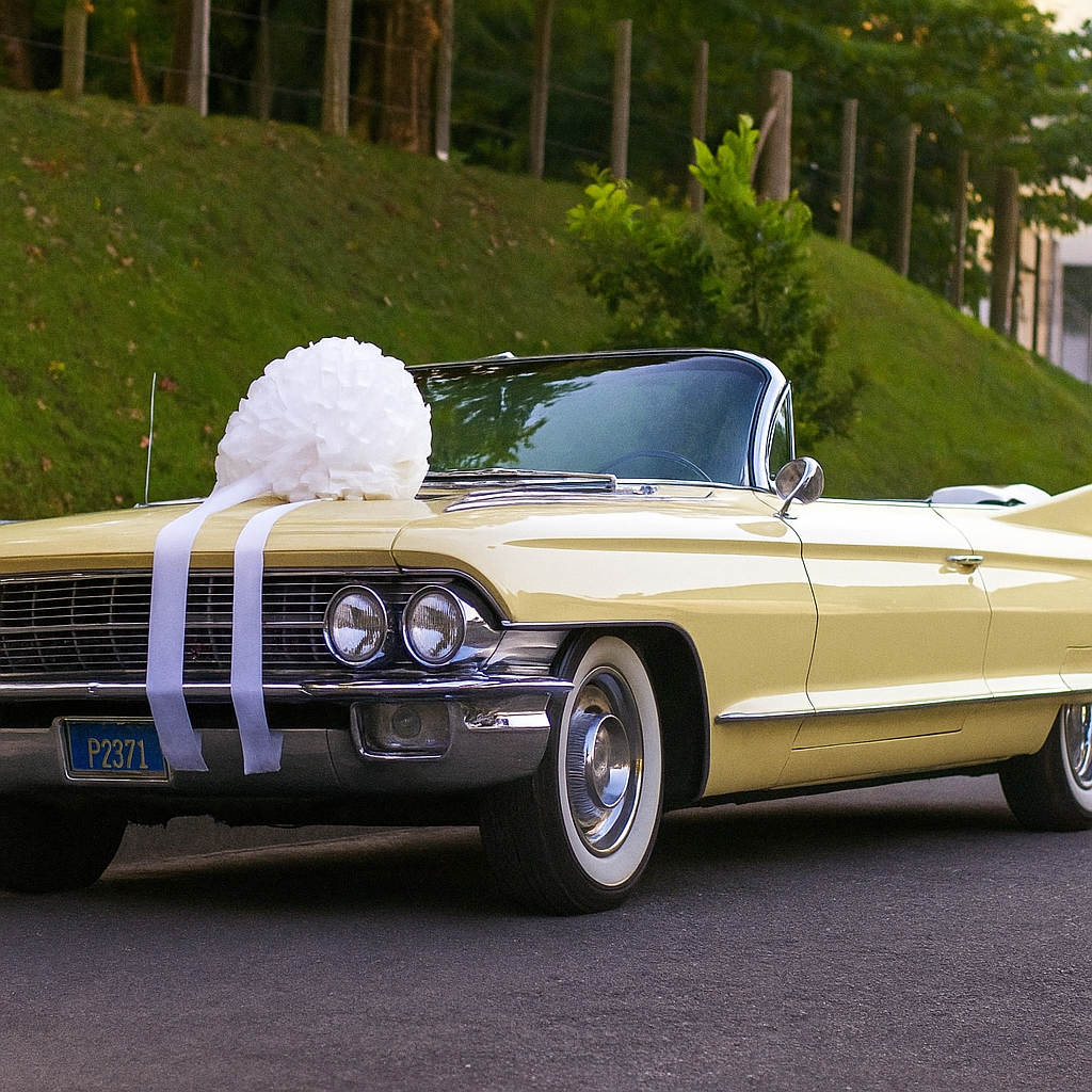 Auto clásico para bodas en El Salvador